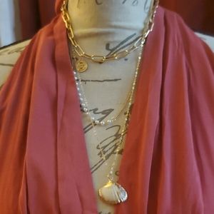 24" women's 3 " necklace with large chain too